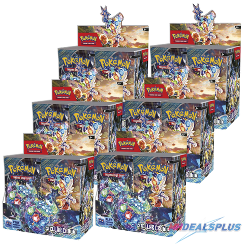 Pokemon Stellar Crown Booster Box Sealed Case