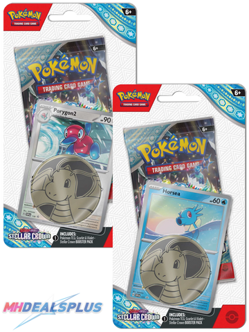 Pokemon Stellar Crown Checklane Blister Set of 2