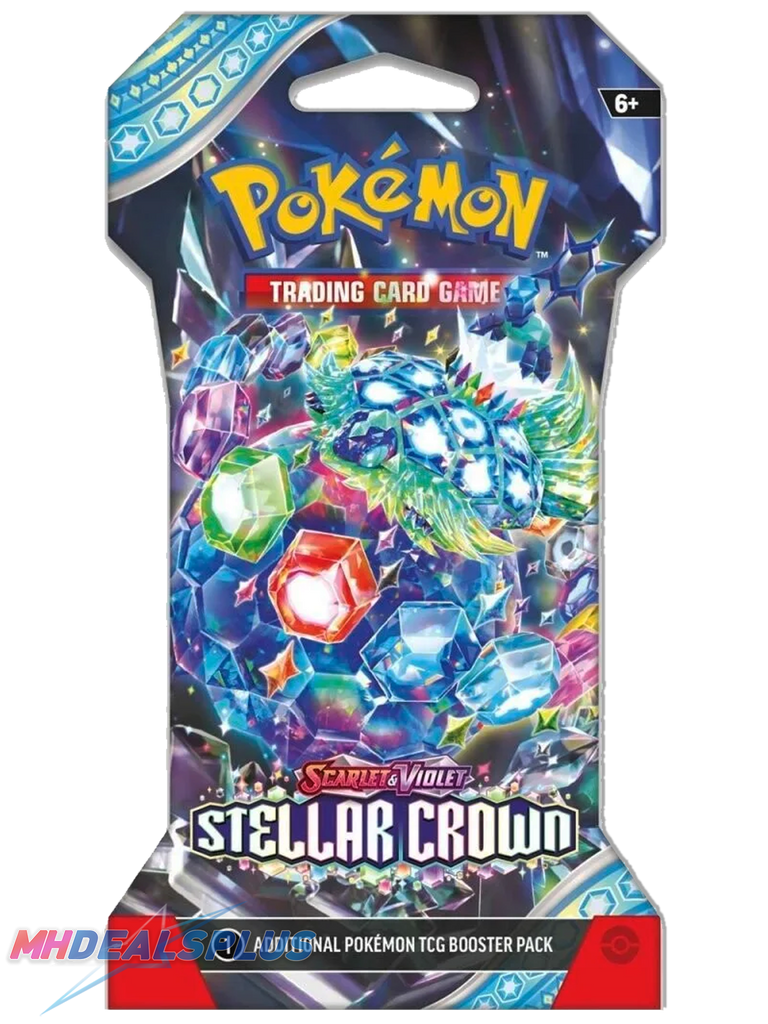 Pokemon Stellar Crown Sleeved Booster Pack MHDEALSPLUS
