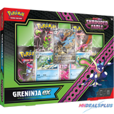 Pokemon Scarlet & Violet Shrouded Fable Greninja ex + Kingdra ex Special Illustration Collection - 10 Booster Packs