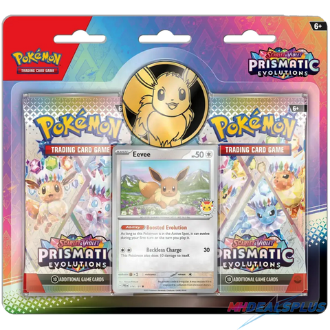 Pokemon Prismatic Evolutions 2-Pack Blister