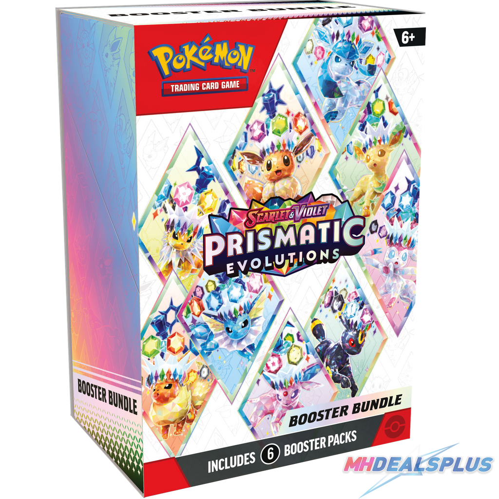 Pokemon Prismatic Evolutions Booster Bundle MHDEALSPLUS Pokemon Prismatic Evolutions Booster Bundle MHDEALSPLUS