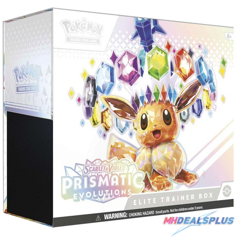 Pokemon Prismatic Evolutions Elite Trainer Box Sealed Case MHDEALSPLUS Pokemon Prismatic Evolutions Elite Trainer Box Sealed Case MHDEALSPLUS