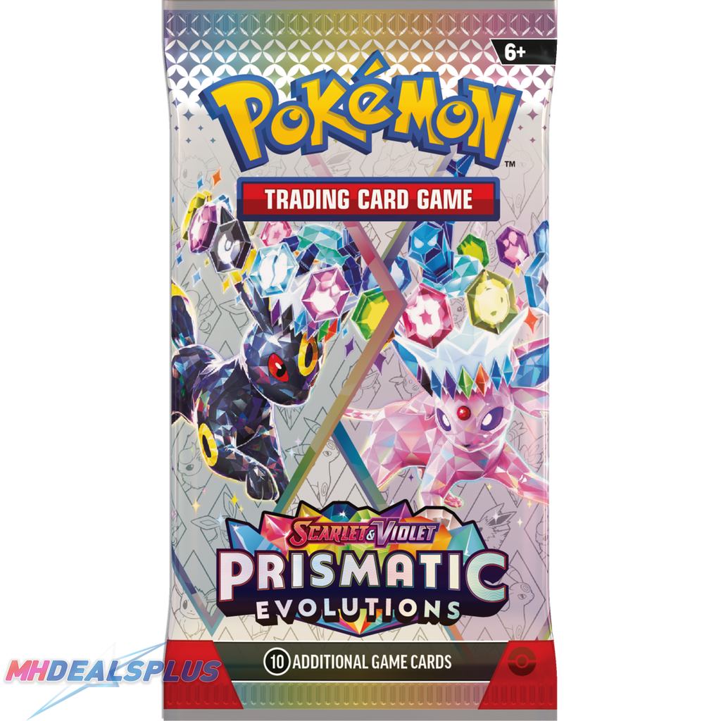 Pokemon Prismatic Evolutions Surprise Box MHDEALSPLUS Pokemon Prismatic Evolutions Surprise Box MHDEALSPLUS