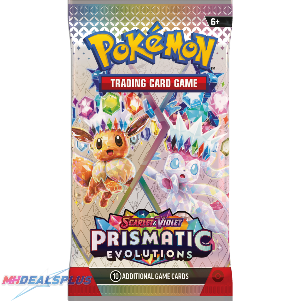 Pokemon Prismatic Evolutions Surprise Box MHDEALSPLUS Pokemon Prismatic Evolutions Surprise Box MHDEALSPLUS
