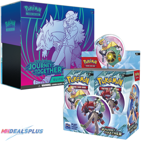 (Pre-Order) Pokemon Journey Together Booster Box + Elite Trainer Box