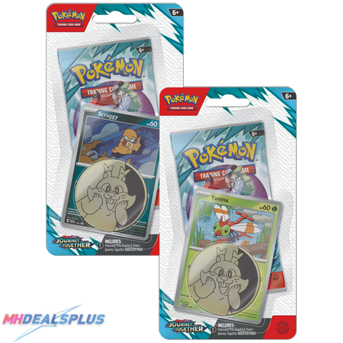 (Pre-Order) Pokemon Journey Together Checklane Blister Set of 2