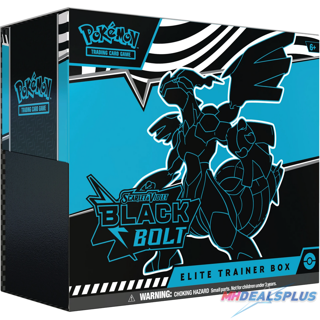 Pokemon Black Bolt Elite Trainer Box MHDEALSPLUS Pokemon Black Bolt Elite Trainer Box MHDEALSPLUS