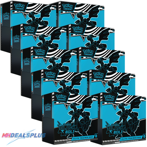 (Pre-Order) Pokemon Black Bolt Elite Trainer Box Sealed Case