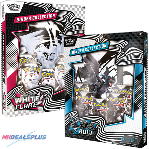(Pre-Order) Pokemon Black Bolt & White Flare Binder Collection Set of 2