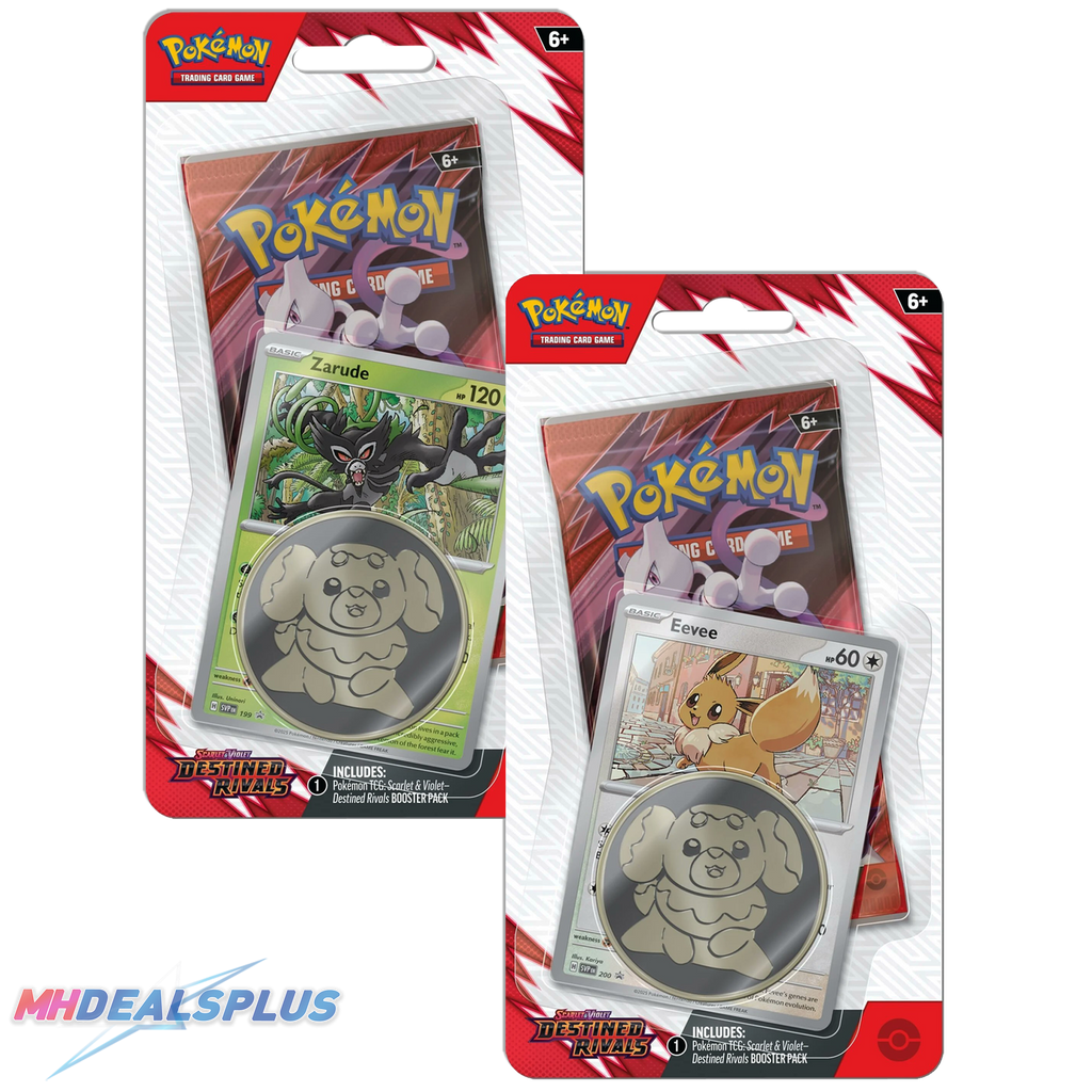 Pokemon Destined Rivals Checklane Blister Set of 2 – MHDEALSPLUS