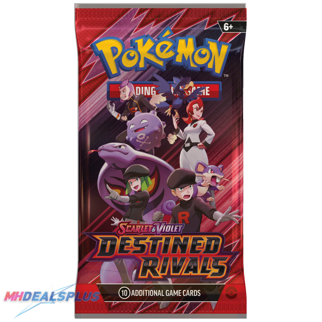 Pokemon Destined Rivals Booster Pack Set of 5 – MHDEALSPLUS Pokemon Destined Rivals Booster Pack Set of 5 – MHDEALSPLUS