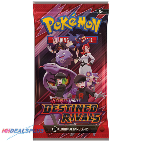 Pokemon Destined Rivals Booster Pack Set of 5 MHDEALSPLUS Pokemon Destined Rivals Booster Pack Set of 5 MHDEALSPLUS