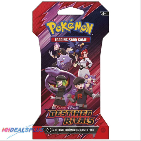 Pokemon Destined Rivals Sleeved Booster Pack MHDEALSPLUS Pokemon Destined Rivals Sleeved Booster Pack MHDEALSPLUS