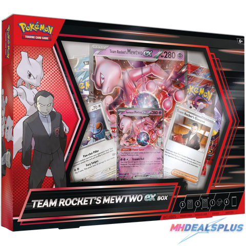 (Pre-Order) Pokemon Team Rocket's Mewtwo ex Box