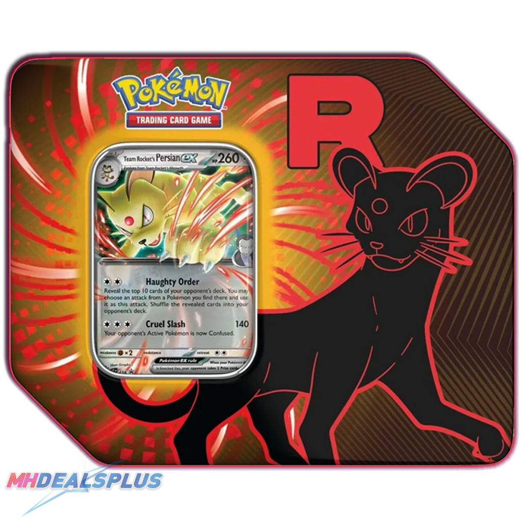 pokemon tcg team rocket card list Pokemon Team Rocket Tin Set of 3 – MHDEALSPLUS