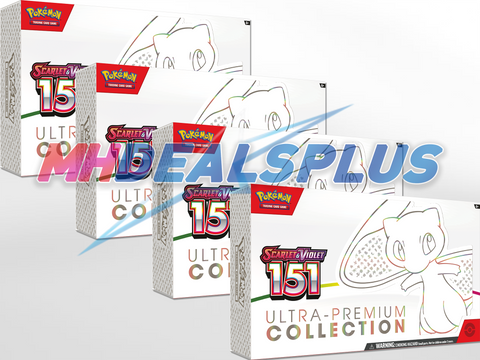 Pokemon Scarlet & Violet 151 Ultra-Premium Collection Sealed Case - 64 Booster Packs