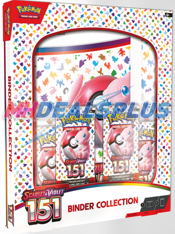 Pokemon Scarlet & Violet 151 Binder Collection - 4 Booster Packs