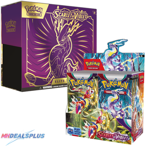 Pokemon Scarlet & Violet Booster Box + Elite Trainer Box (Random)