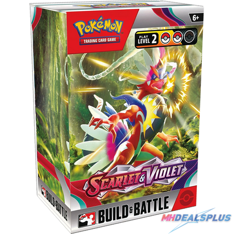 pokemon booster box under $40 Pokemon Scarlet & Violet Build & Battle Box Sealed Case