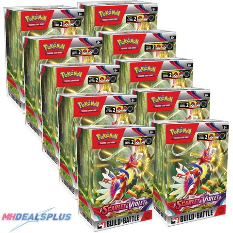 Pokemon Scarlet & Violet Build & Battle Box Sealed Case - 40 Booster Packs