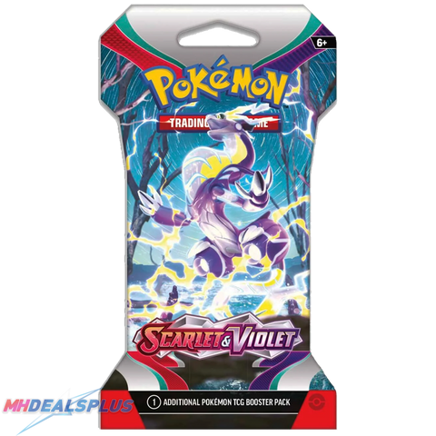 pokemon scarlet violet booster pack Pokemon Scarlet & Violet Sleeved Booster Pack – MHDEALSPLUS