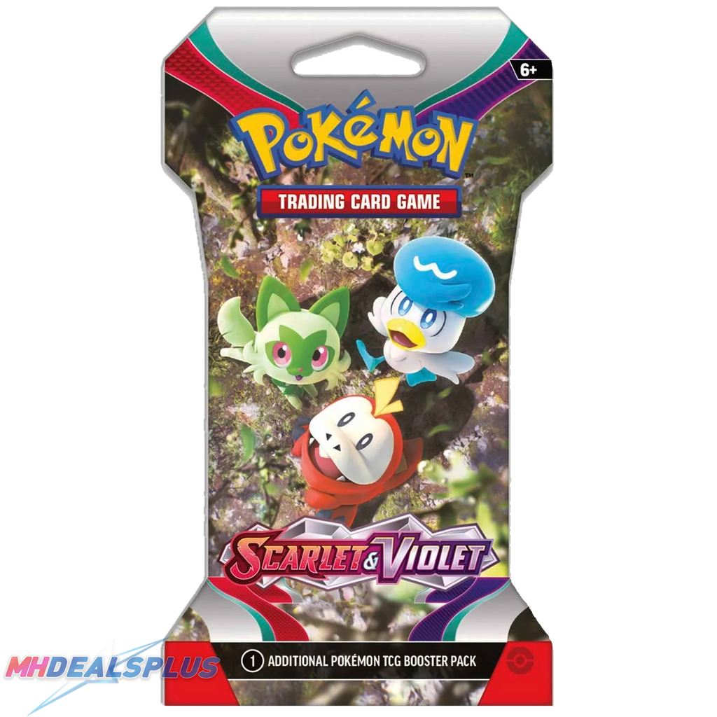 pokémon trading card game scarlet & violet sleeved boosters Pokemon Scarlet & Violet Sleeved Booster Pack – MHDEALSPLUS