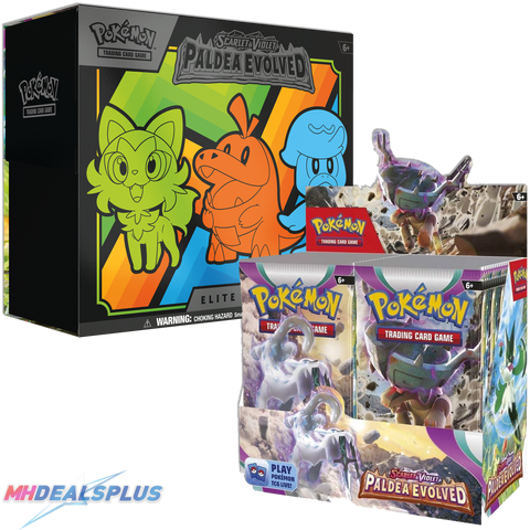 Pokemon Paldea Evolved Booster Box + Elite Trainer Box