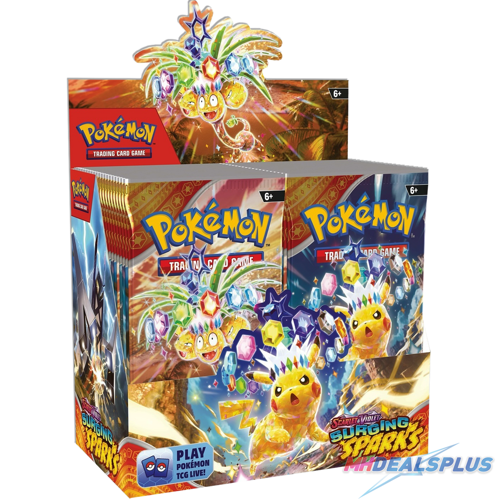 Pokemon Surging Sparks Booster Box MHDEALSPLUS Pokemon Surging Sparks Booster Box MHDEALSPLUS