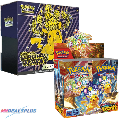 (Pre-Order) Pokemon Surging Sparks Booster Box + Elite Trainer Box