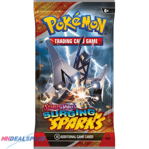surging sparks pokemon card set Pokemon Surging Sparks Booster Pack Set of 5 – MHDEALSPLUS