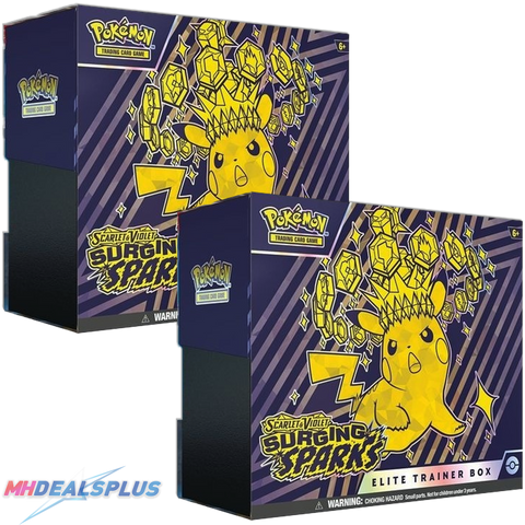 Pokemon Surging Sparks Elite Trainer Box Set of 2