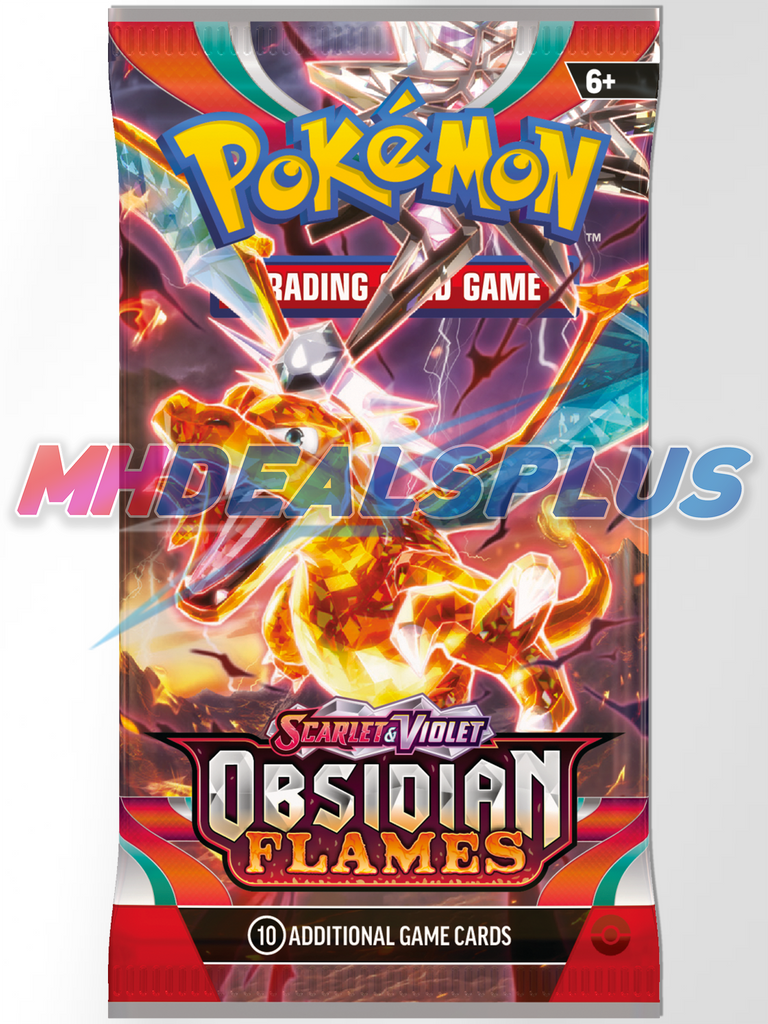 obsidian flames 6 booster box Sleeved Pack Case - SV03: Obsidian Flames hot embers illuminate the pitch Obsidian Flames Build & Battle