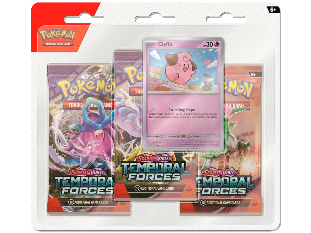 Pokemon Temporal Forces 3-Pack Blister Sealed Case - 72 Booster Packs MHDEALSPLUS Pokemon Temporal Forces 3-Pack Blister Sealed Case - 72 Booster Packs MHDEALSPLUS