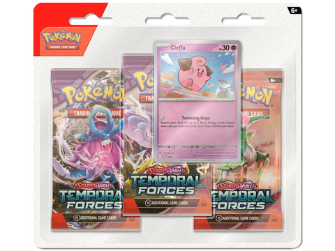 pokemon temporal forces booster box case Pokemon Temporal Forces 3-Pack Blister Sealed Case