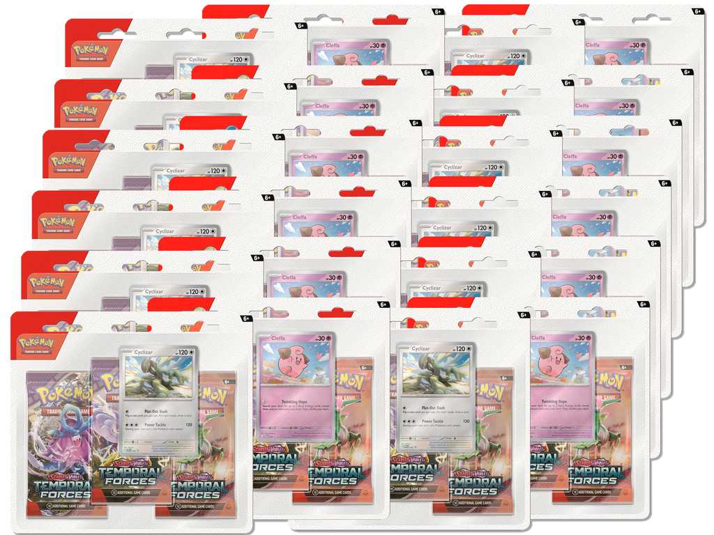 Pokemon Temporal Forces 3-Pack Blister Sealed Case - 72 Booster Packs MHDEALSPLUS Pokemon Temporal Forces 3-Pack Blister Sealed Case - 72 Booster Packs MHDEALSPLUS