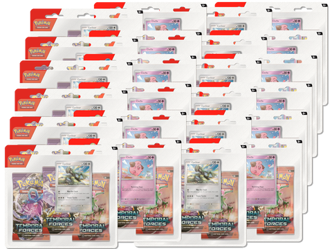 Pokemon Temporal Forces 3-Pack Blister Sealed Case - 72 Booster Packs