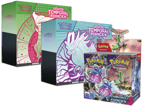 Pokemon Temporal Forces Booster Box + Elite Trainer Box Set of 2 - 54 Booster Packs