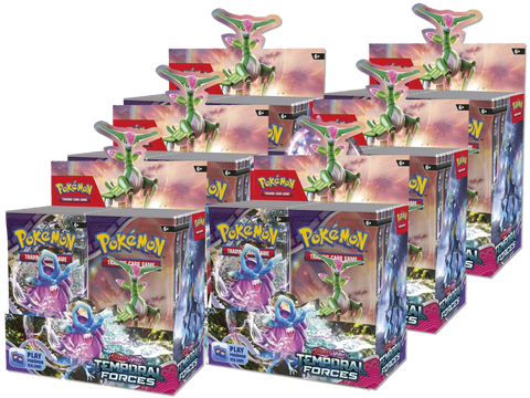 Pokemon Temporal Forces Booster Box Sealed Case - 6 Boxes