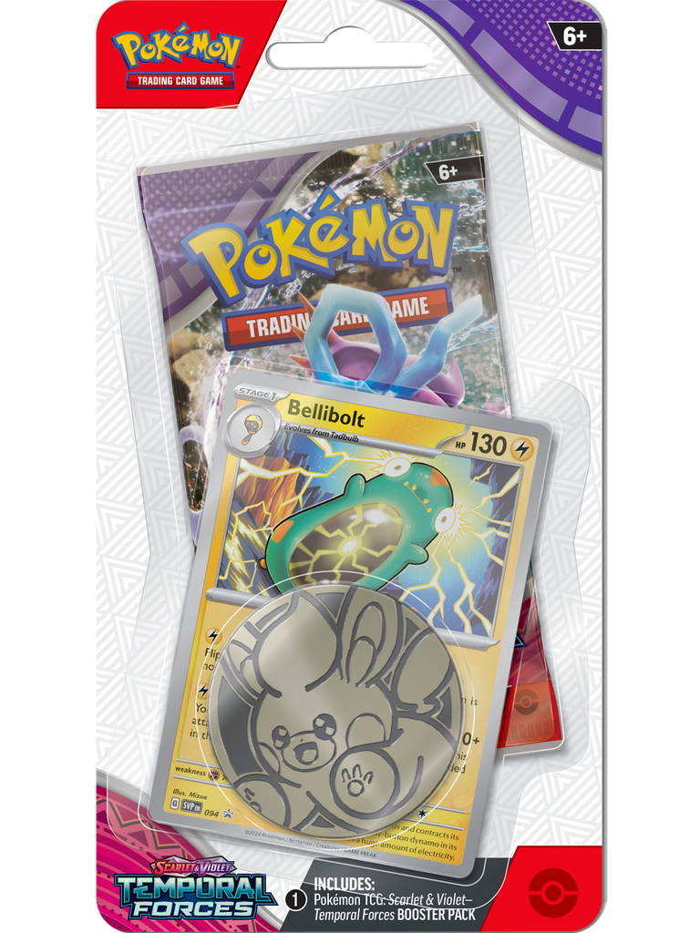 Pokemon Temporal Forces Checklane Blister Pack Sealed Case | 16 Booste MHDEALSPLUS Pokemon Temporal Forces Checklane Blister Pack Sealed Case | 16 Booste MHDEALSPLUS