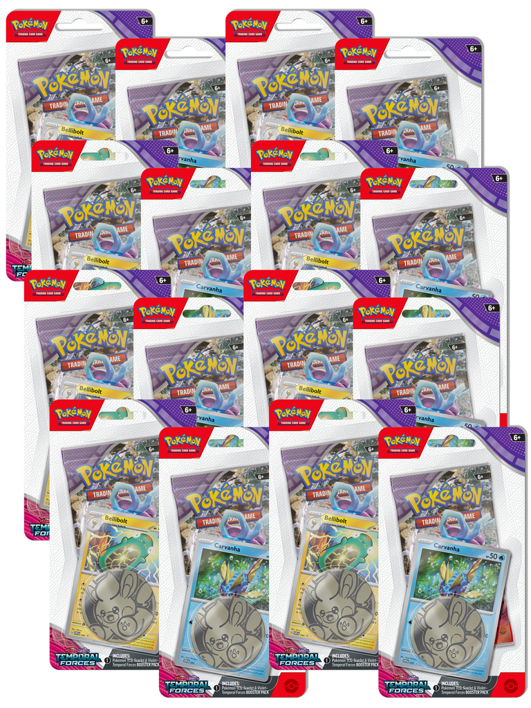Pokemon Temporal Forces Checklane Blister Pack Sealed Case | 16 Booste MHDEALSPLUS Pokemon Temporal Forces Checklane Blister Pack Sealed Case | 16 Booste MHDEALSPLUS