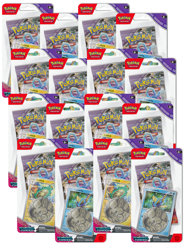 Pokemon Temporal Forces Checklane Blister Pack Sealed Case | 16 Booster Packs