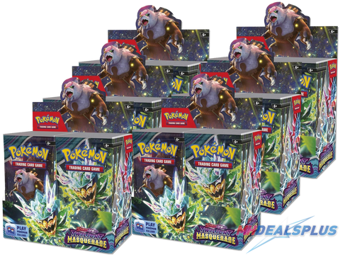 Pokemon Twilight Masquerade Booster Box Sealed Case - 6 Boxes