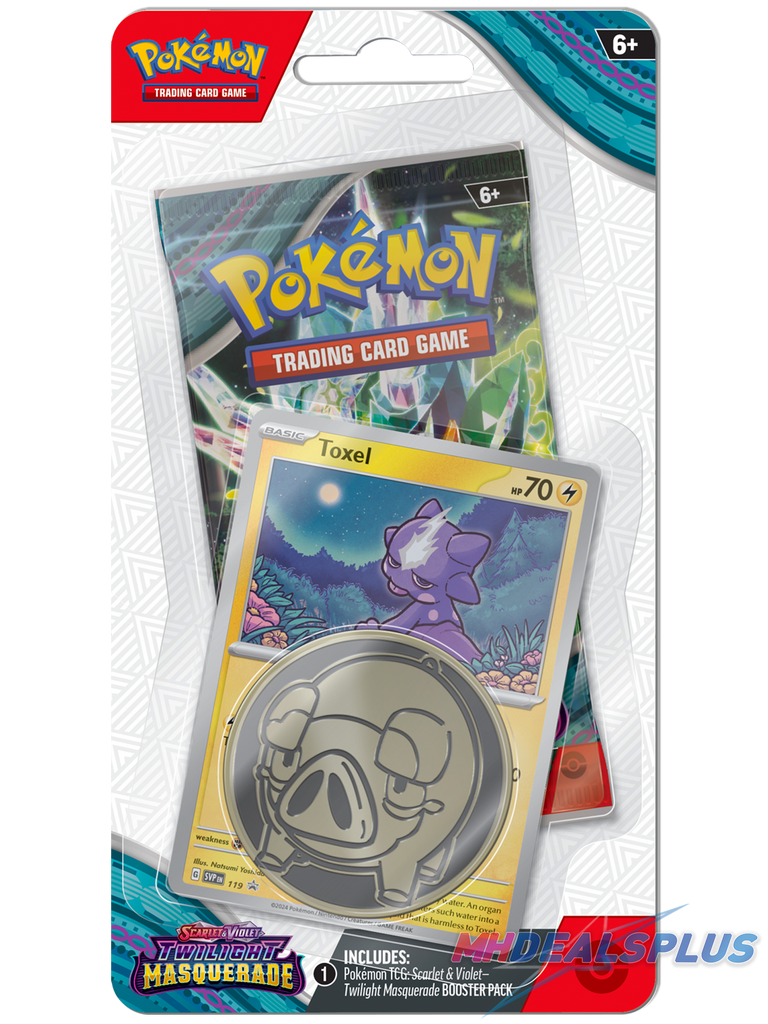Pokemon Twilight Masquerade Checklane Blister Pack Set of 2 MHDEALSPLUS Pokemon Twilight Masquerade Checklane Blister Pack Set of 2 MHDEALSPLUS