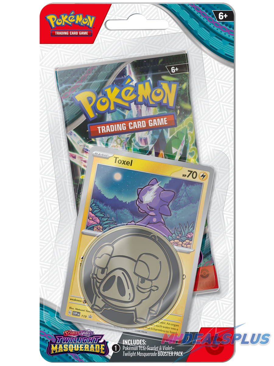 Pokemon Twilight Masquerade Checklane Blister Pack Set of 2 – MHDEALSPLUS