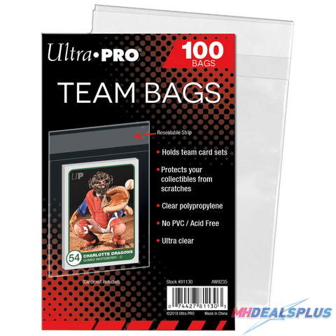 Ultra Pro - Team Bags Resealable Sleeves