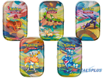 [SUMMER SALE] Pokemon Vibrant Paldea Mini Tins Set of 5 - 10 Booster Packs