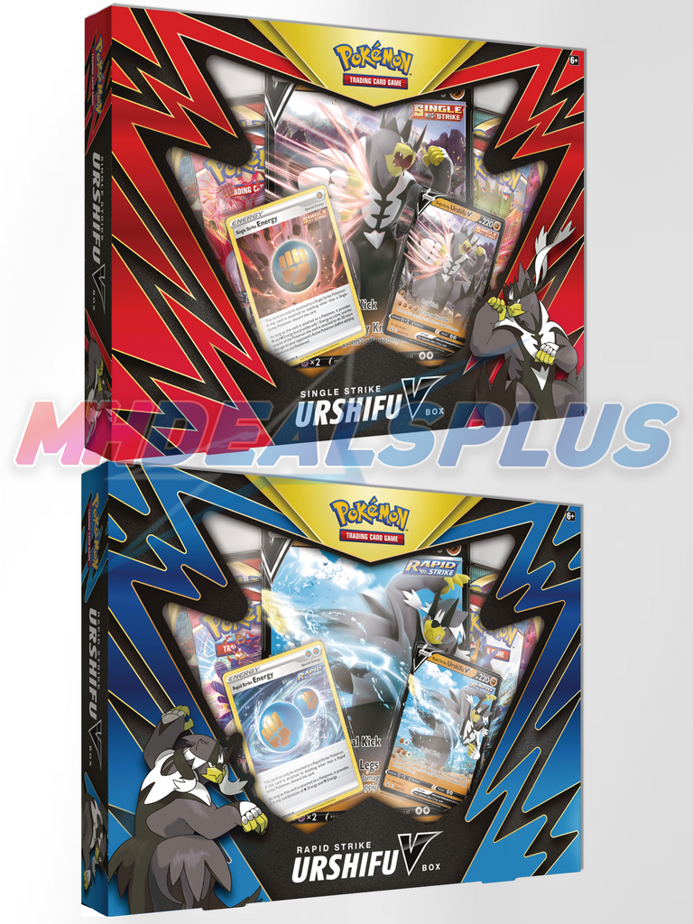 Pokemon Battle Styles Single/Rapid Strike Urshifu V Box - Set of 2 Box MHDEALSPLUS Pokemon Battle Styles Single/Rapid Strike Urshifu V Box - Set of 2 Box MHDEALSPLUS