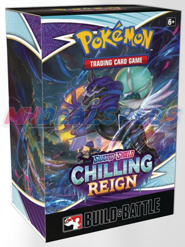 Pokemon TCG Chilling Reign Build & Battle Box Sealed Case - 10 Boxes MHDEALSPLUS Pokemon TCG Chilling Reign Build & Battle Box Sealed Case - 10 Boxes MHDEALSPLUS