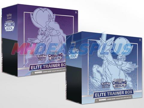 Pokemon TCG Chilling Reign Elite Trainer Box - Set of 2 Boxes